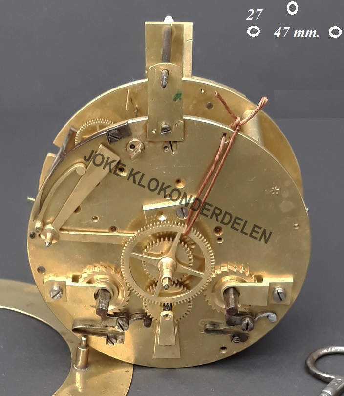 = Kolompendule touwtjes uurwerk = Marti = 41659