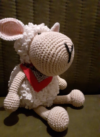 knuffel schaap - Afbeelding 2