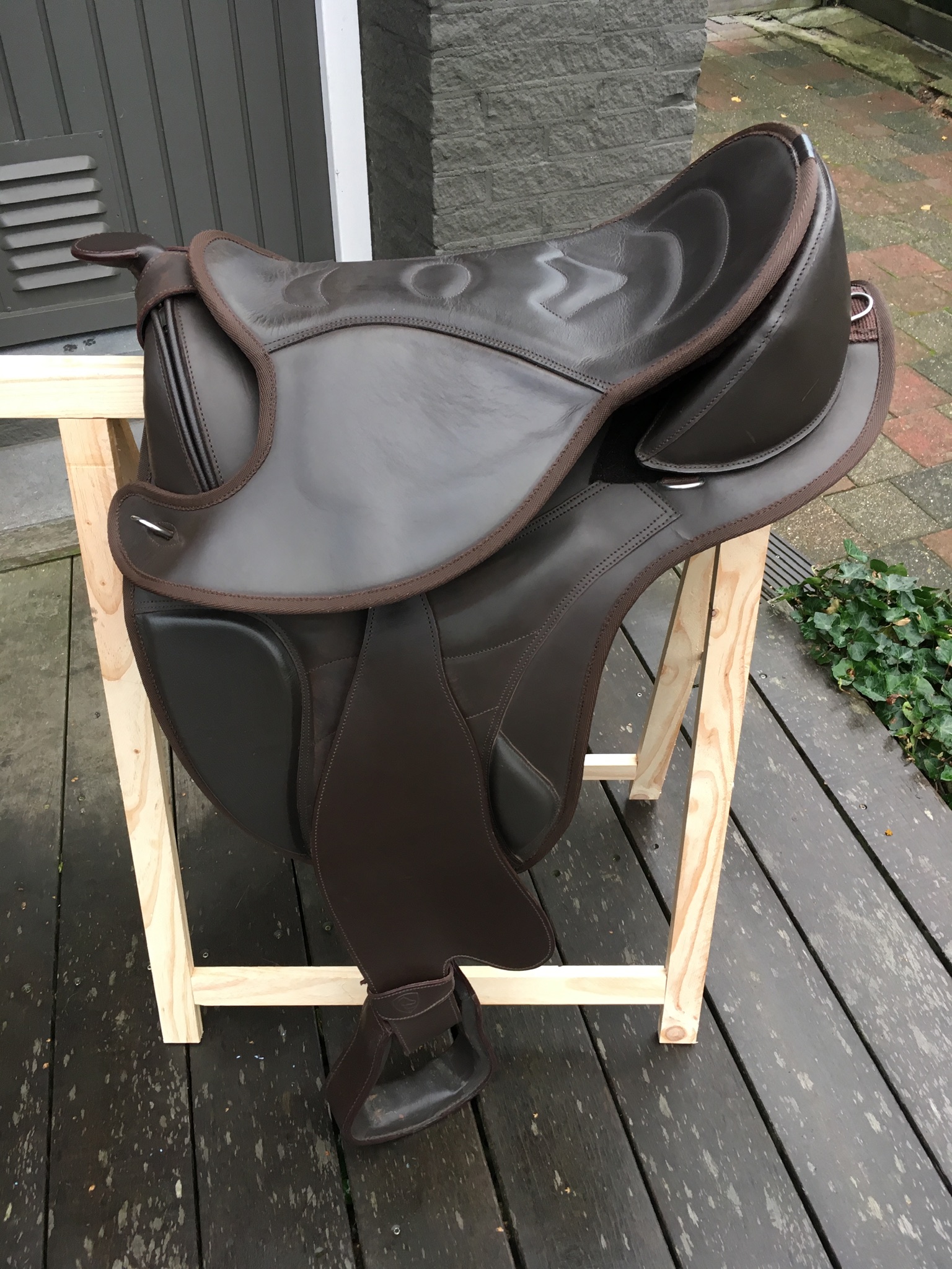 Zadel Edix Courville maat M, bruin - nr. 1