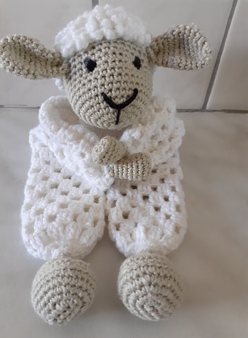 tut knuffel/doek schaap - nr. 1