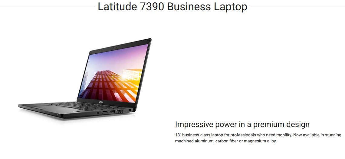 DELL LATITUDE 7390 Intel Core i5-8350U WWAN Touchscreen
