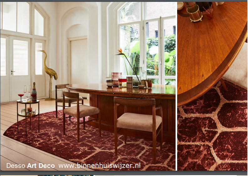 Vloerkleed Desso Art Deco 9544 gefestonneerd. - Afbeelding 4