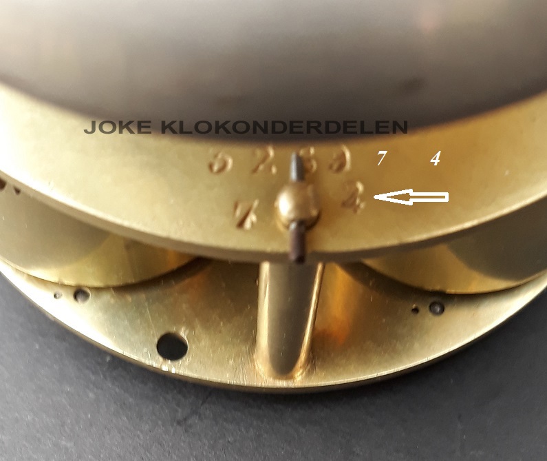 === Kolompendule uurwerk = oud = 41715 - Afbeelding 6