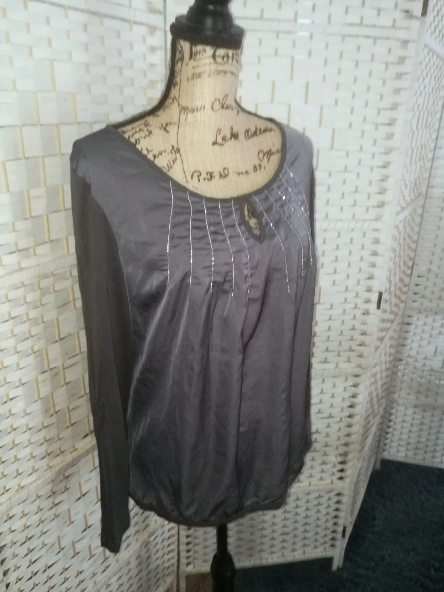 EXPRESSO blouse grijs