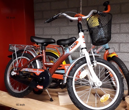 16 / 20 inch meisjes fietsen nieuw , vanaf 99,-- - nr. 1