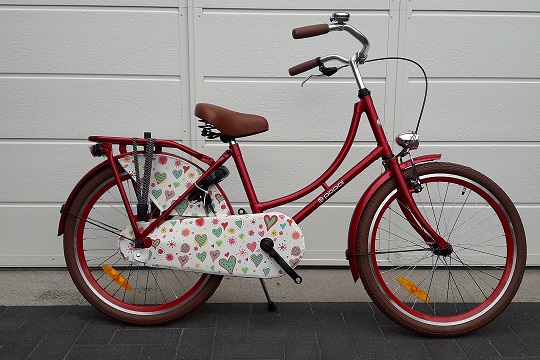 22 inch meisje / oma fiets , gratis rijklaar - Afbeelding 2