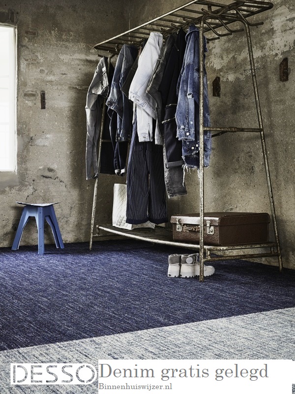 Vloerkleed Desso Denim gefestonneerd. - nr. 1
