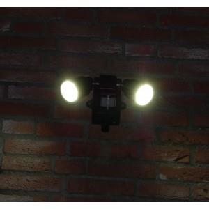 Buitenlamp op zonne energie met LED spots met accupack - Afbeelding 3