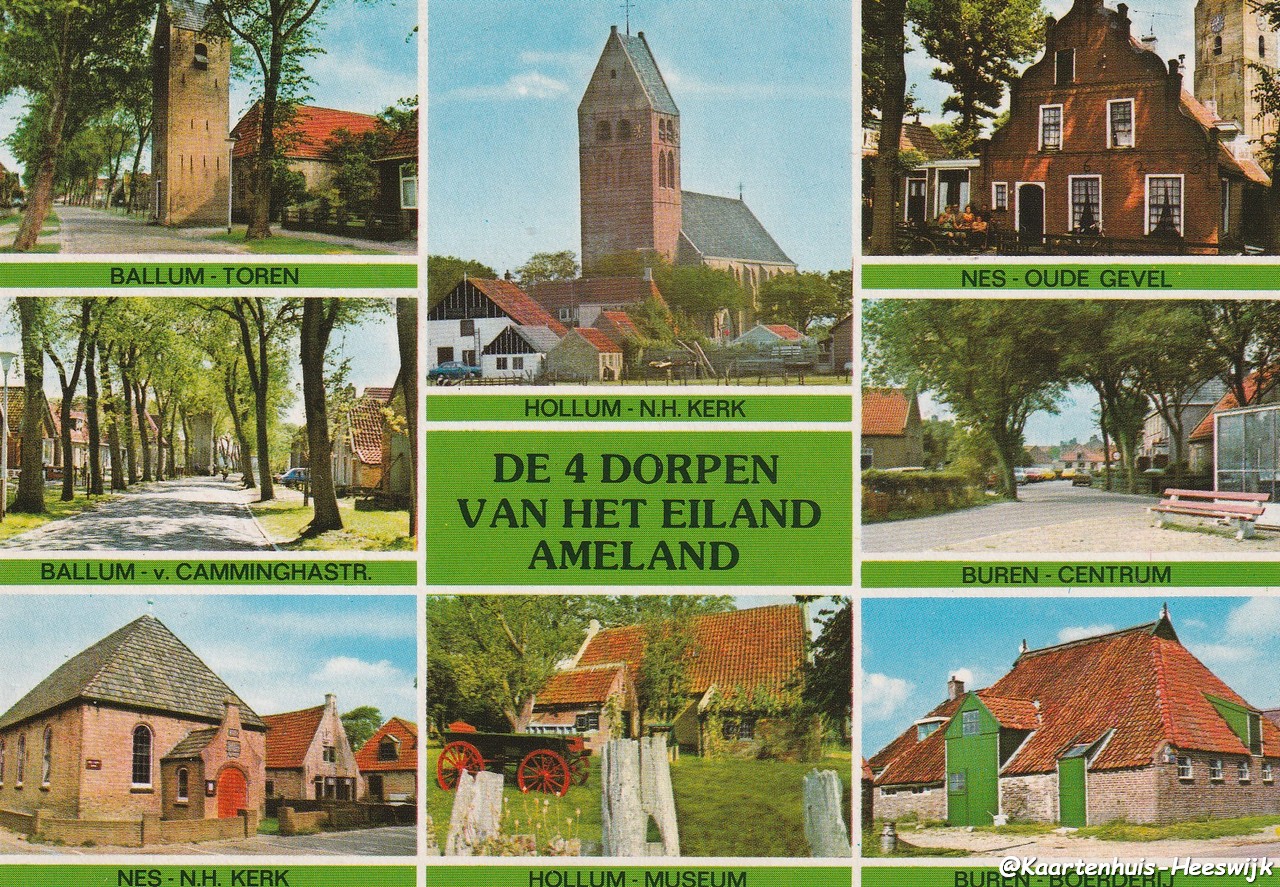 De 4 dorpen van het eiland Ameland 1990 - nr. 1