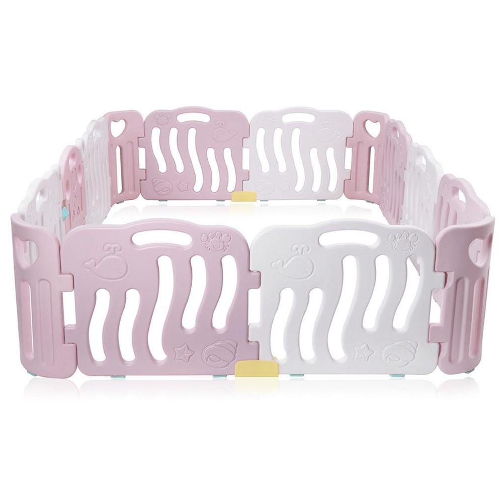 Kunststof grondbox roze/wit - Afbeelding 2