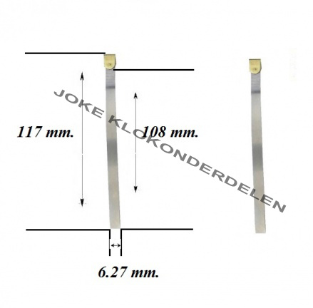 = Slingerveer = Engelse staande klok = 24903 - nr. 1