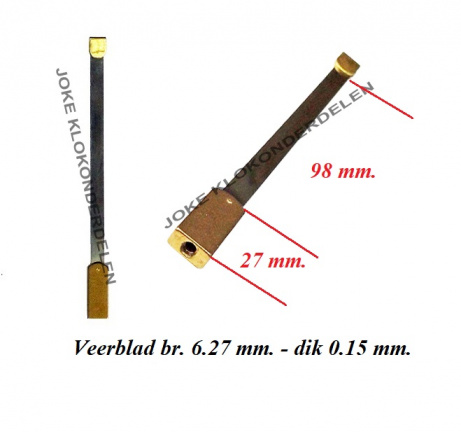 = Slingerveer Engelse staande klok = 39132