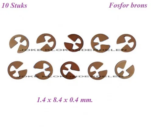 === 10 E. Clips = fosfor brons = 38522