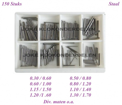 = 150 Konische voorsteek stiften = staal = 41705 A