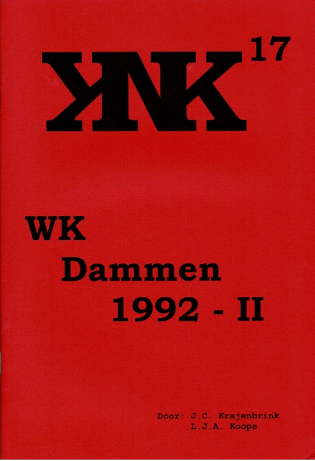WK Dammen 1992 II - nr. 1