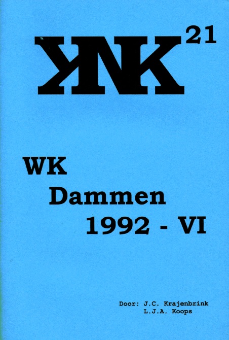 WK Dammen 1992 VI - nr. 1