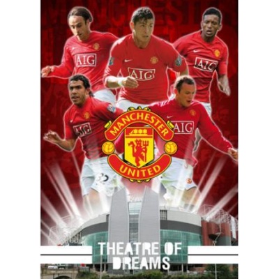 Manchester United 3D poster bij Stichting Superwens! - nr. 1