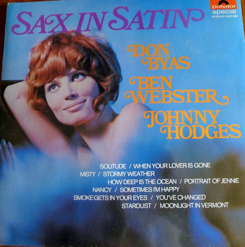 LP: Sax in satin - D. Byas / B. Webster / J. Hodges - nr. 1