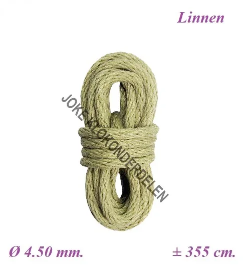 =Linnen Klok touw = Ø 4.50 mm.= 41896