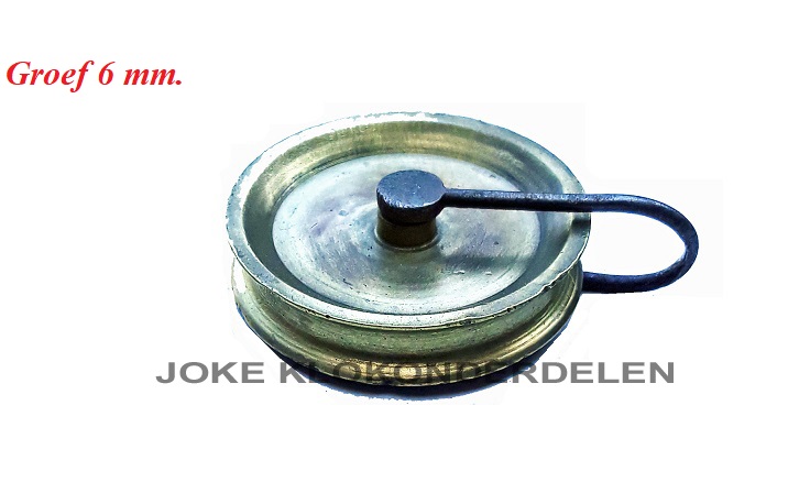 === Katrol = Engelse klok = oud =41913 - Afbeelding 2