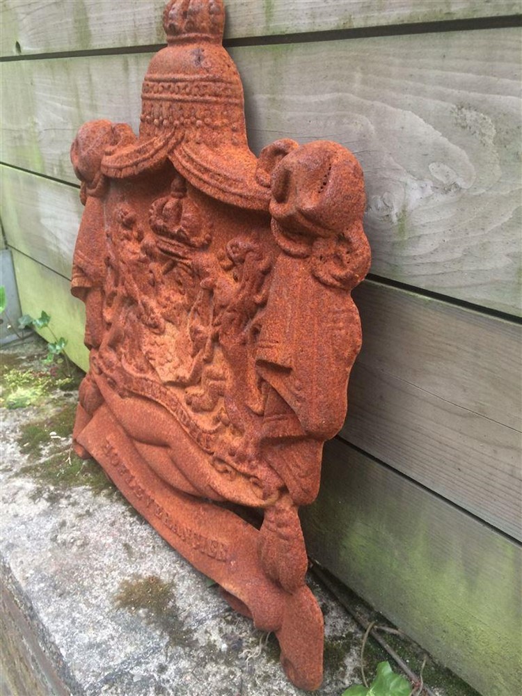 Gietijzeren wandornament-zwaar uitgevoe hofleverancier - Afbeelding 4