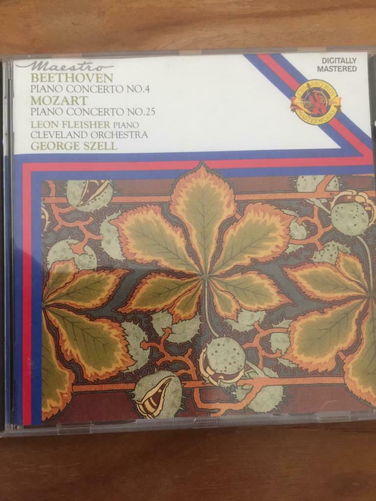 Leon Fleisher – Beethoven: Piano Concerto No. 4 / Mozart: Piano Concerto No. 25 (CD) Nieuw - nr. 1
