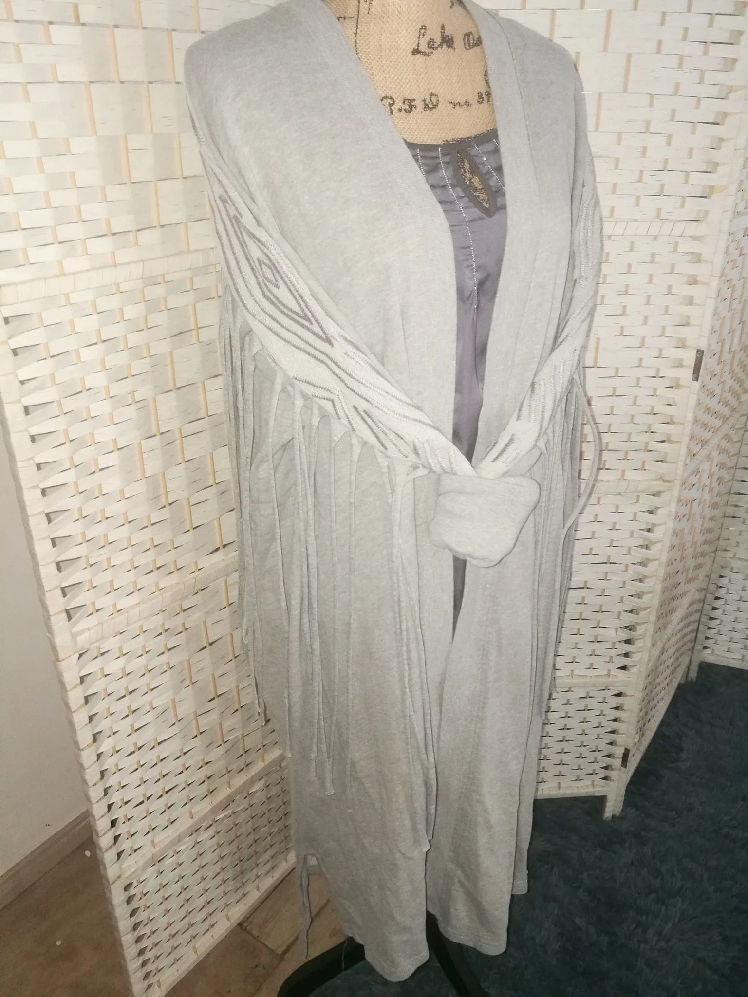 Jacky Luxury lang vest grijs
