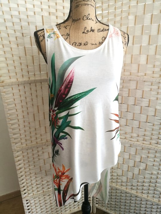 BERSHKA tuniek print - Afbeelding 2