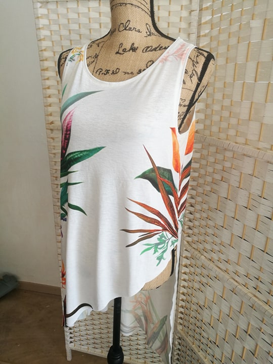 BERSHKA tuniek print - Afbeelding 3