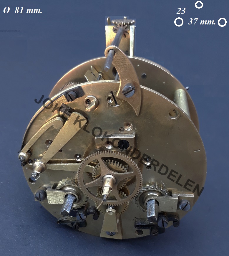 === Frans pendule uurwerk = oud = 41960 - Afbeelding 2