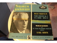 170l - lp - wilhelm backhaus - with the vienna philharmonic contucted by karl bohm - beethoven - nr. 1