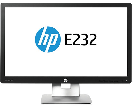HP EliteDisplay E232 IPS 23" Zwart Full HD Matt - nr. 1