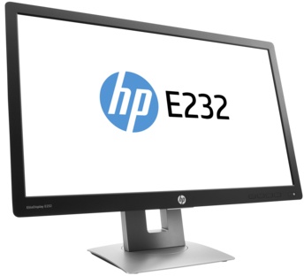 HP EliteDisplay E232 IPS 23" Zwart Full HD Matt - Afbeelding 2