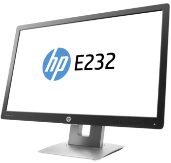 HP EliteDisplay E232 IPS 23" Zwart Full HD Matt - Afbeelding 3