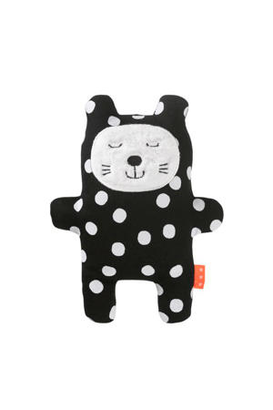 Babyknuffel kat, met knispertje - nr. 1