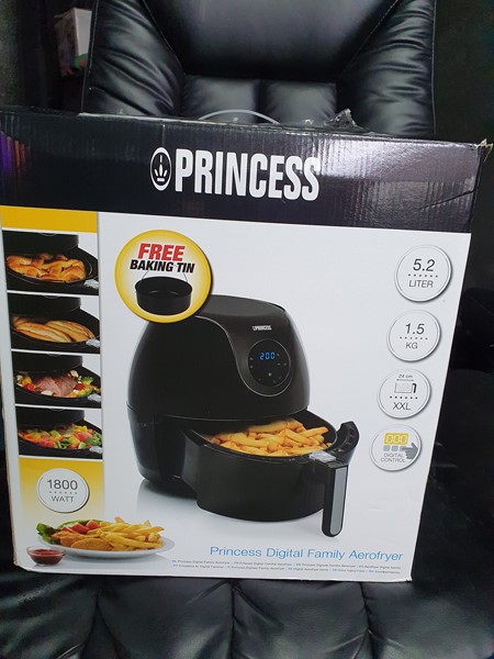 Princess 182050 Family Aerofryer XXL – Hetelucht friteuse - 5,2 liter - Afbeelding 2