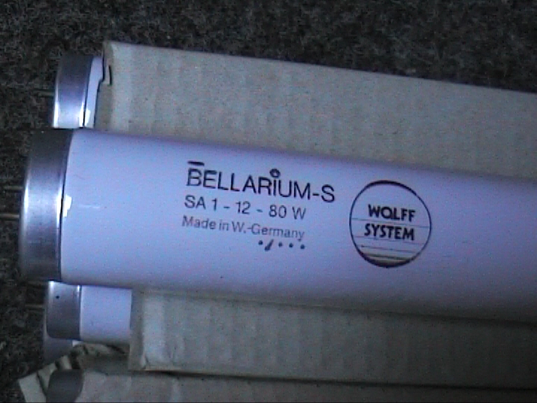 TL lampen voor zonnebank merk bellarium-s;10 nieuwe ,10 gebruikte - nr. 1