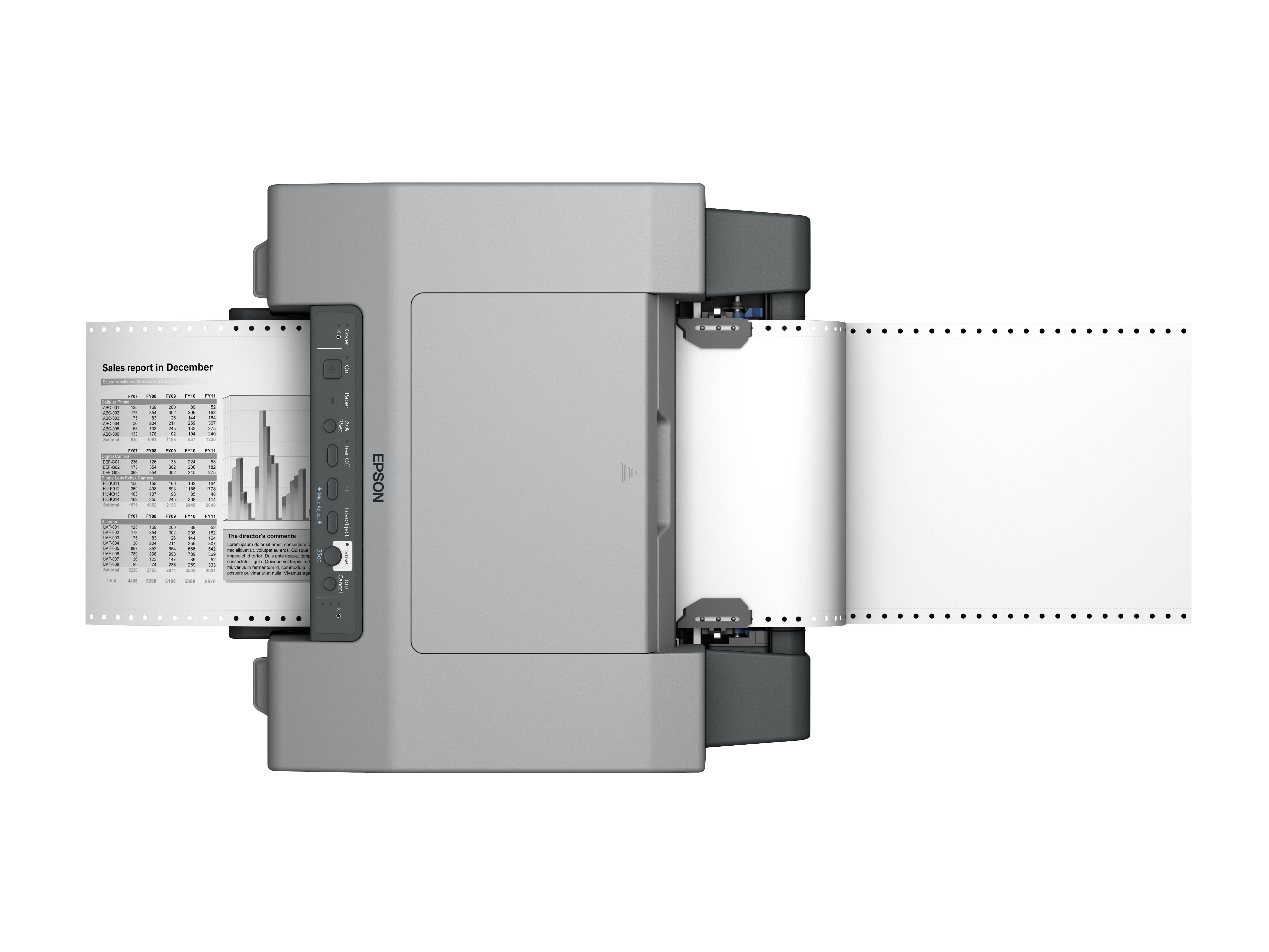 Epson GP-M831 zwartwitinkjetprinter kettingpapier C11CC69132 - Afbeelding 2