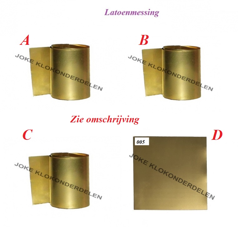 === Latoenmessing = nieuw =42142