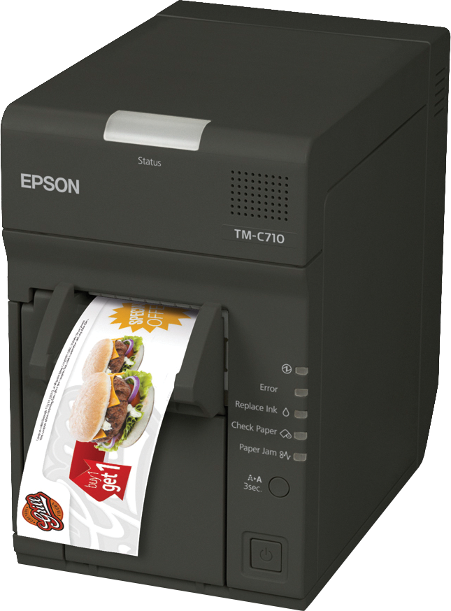 Epson TM-C710 Full colour printer voor waardebonnen C31CA91021 - Afbeelding 3