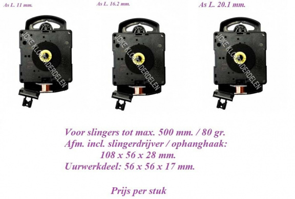 = U.T.S. quartz slinger uurwerkje =40009
