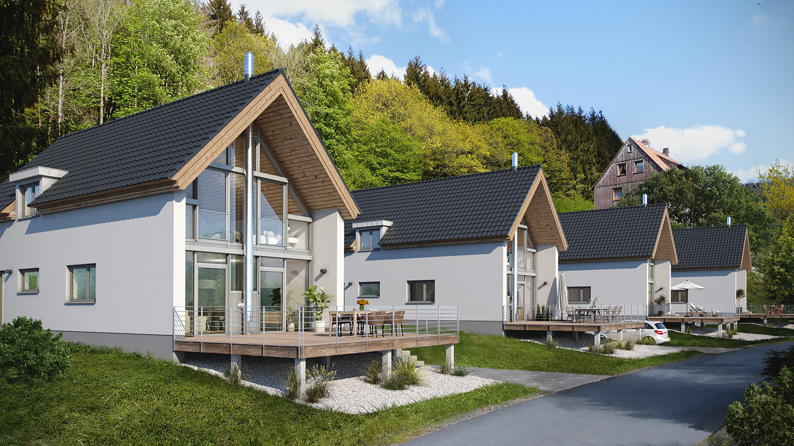 D772 - Midden in het prachtige Bergthal Resort gelegen zeer luxe en ruim vakantiehuis - Afbeelding 8