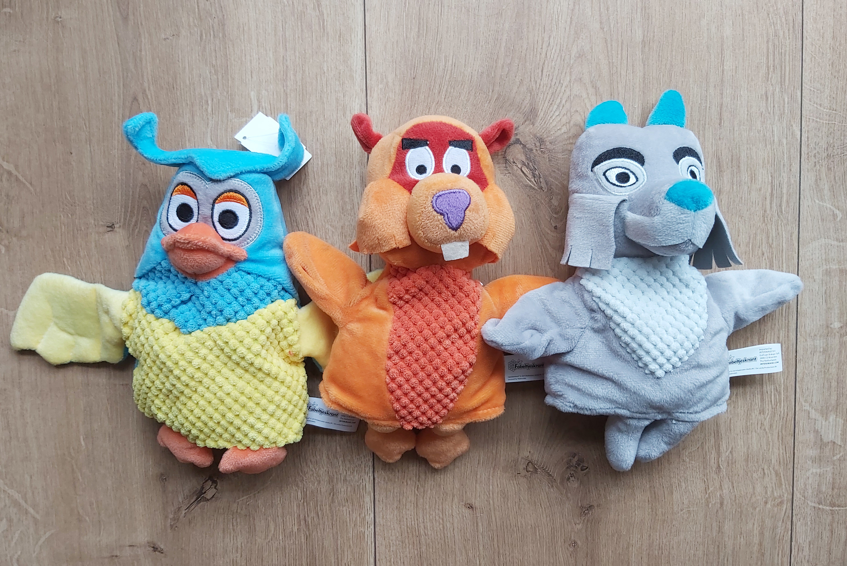 Fabeltjeskrant Bor de Wolf handpop, NIEUW! - nr. 1