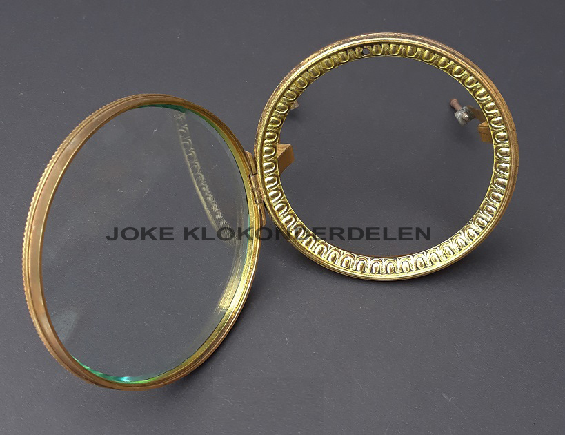= Franse pendule deur = geslepen vlak glas =42183 - Afbeelding 2
