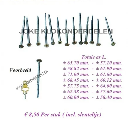== Fijnafstelling = Franse pendule = 33419