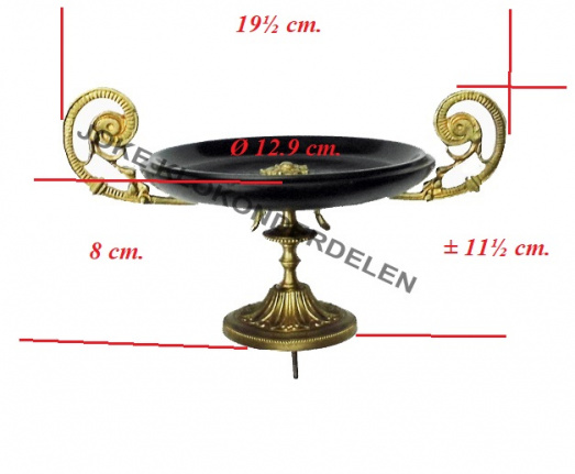 == Klokstel ornament = oud =41278 - Afbeelding 2