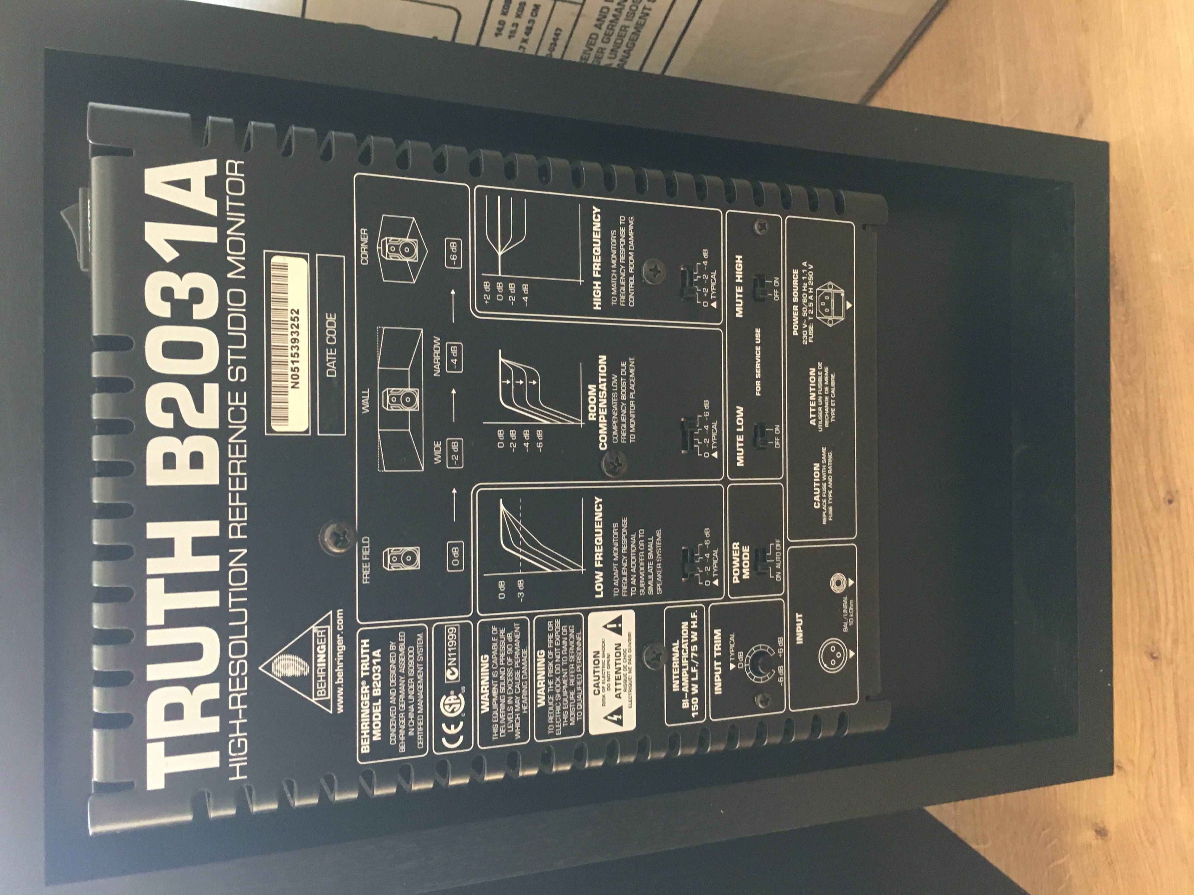 Te koop Behringer TRUTH B2031A speaker set. - Afbeelding 3
