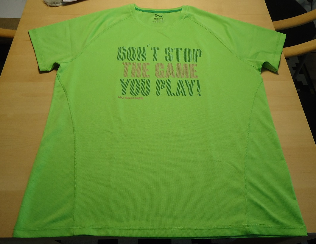 Drie sportshirts van Crivit van 100% polyester (maat: XL). - Afbeelding 3