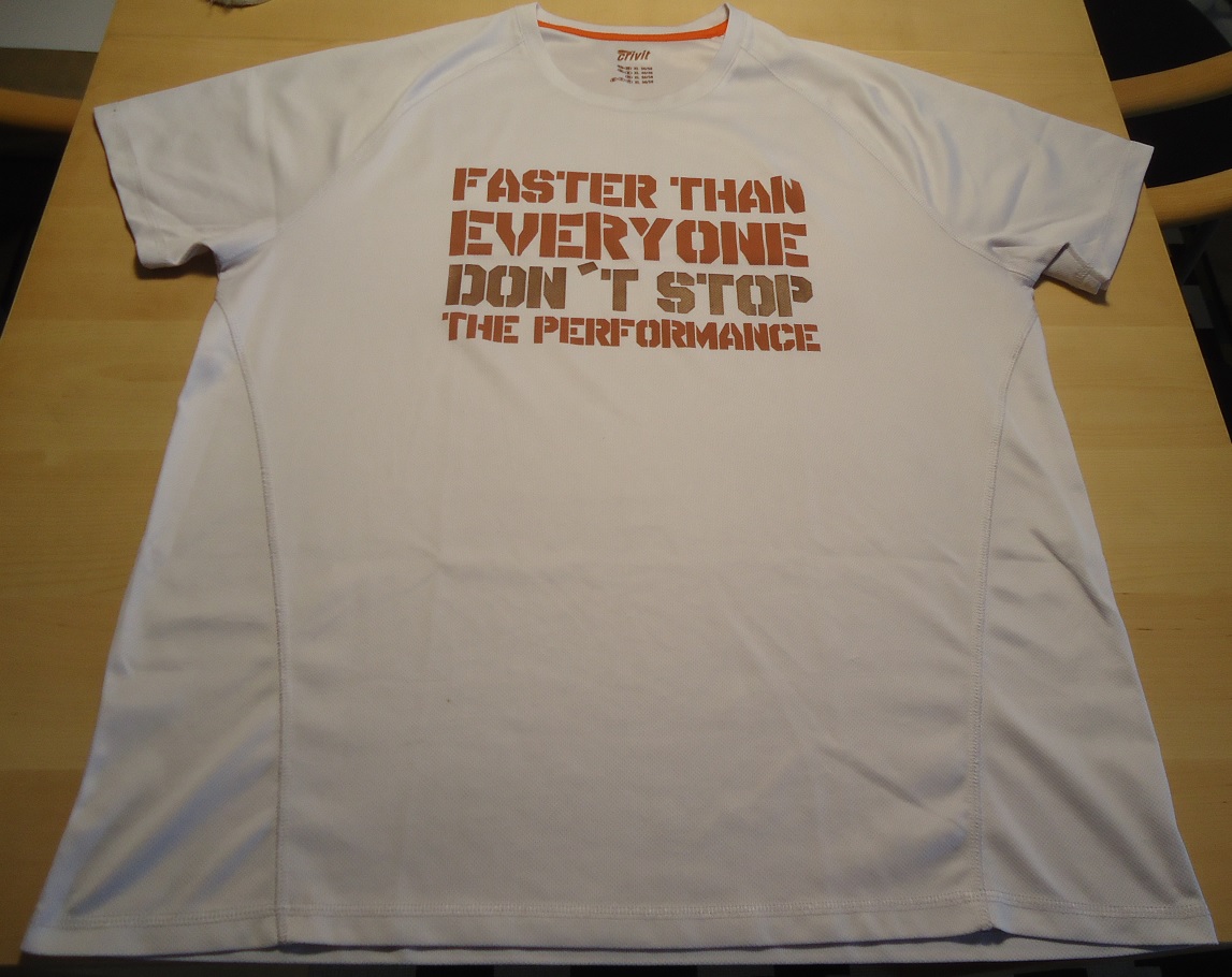 Drie sportshirts van Crivit van 100% polyester (maat: XL). - Afbeelding 7