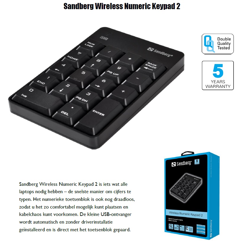 Wireless Numeric Keypad 2